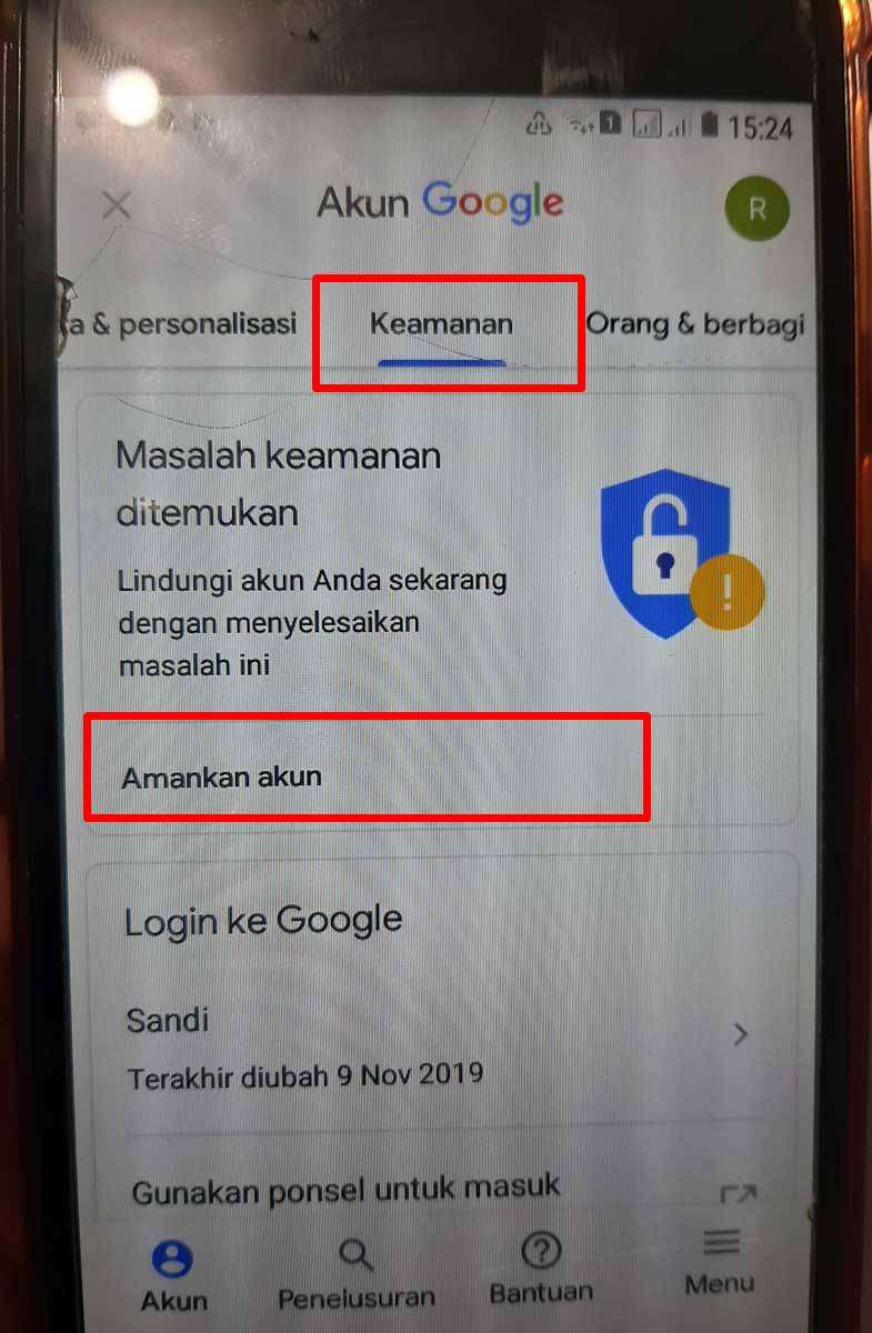 reset password akun google tanpa nomor hp 4