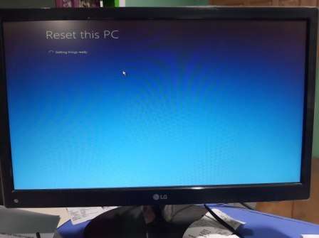 Your PC ran into a problem and needs to restart. Well restart for you 9